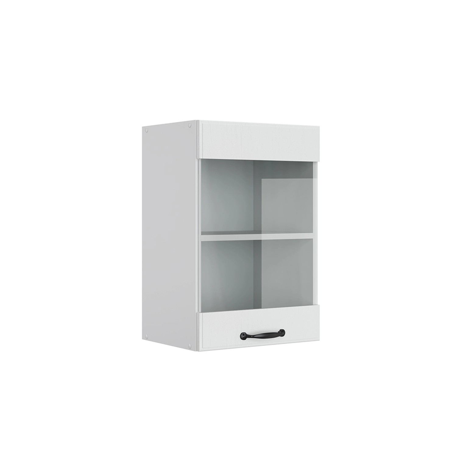 Vicco Glashängeschrank R-Line, Weiß Landhaus/Weiß, 40 cm günstig online kaufen