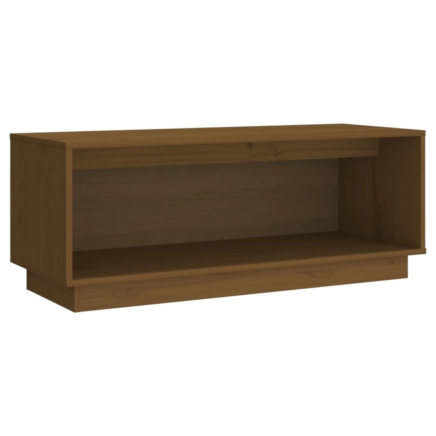 Thumbnail - VidaXL TV-Schrank Honigbraun 90x35x35 cm Massivholz Kiefür