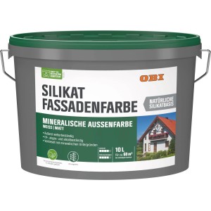OBI Silikat Fassadenweiss matt 10 l