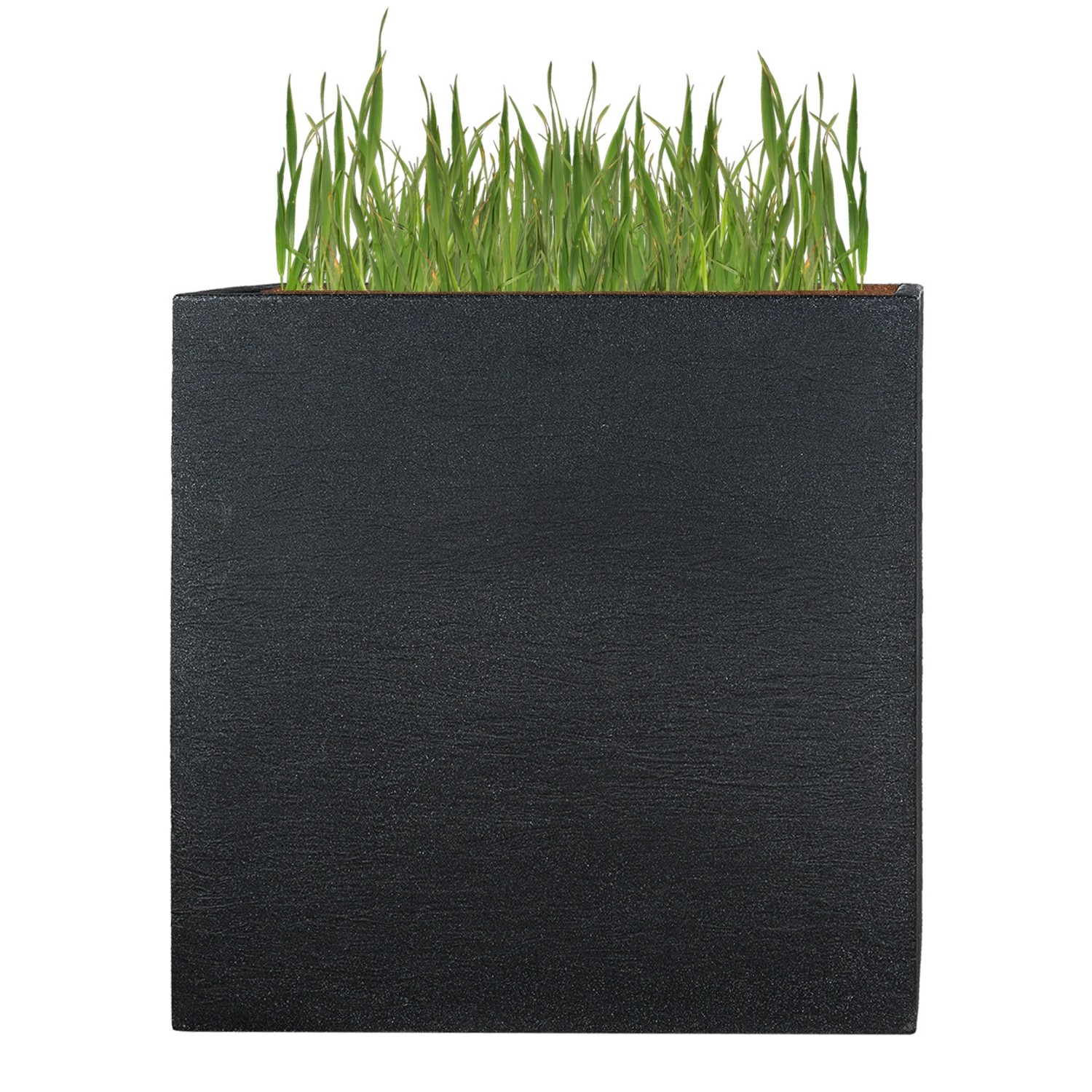 Pflanzwerk® Pflanzkübel Kunststoff Divider 60 cm x 60 cm x 26 cm Anthrazit