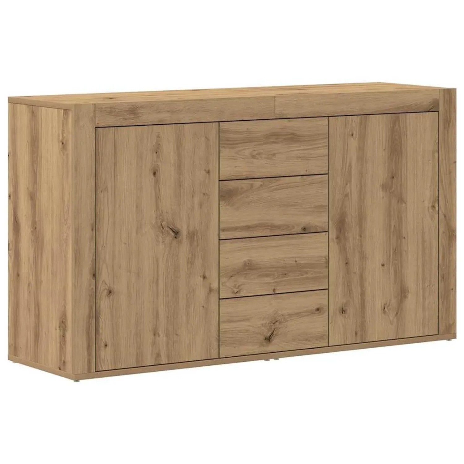 vidaXL Sideboard Artisan-Eiche 120 x 36 x 69 cm Holzwerkstoff 3333864