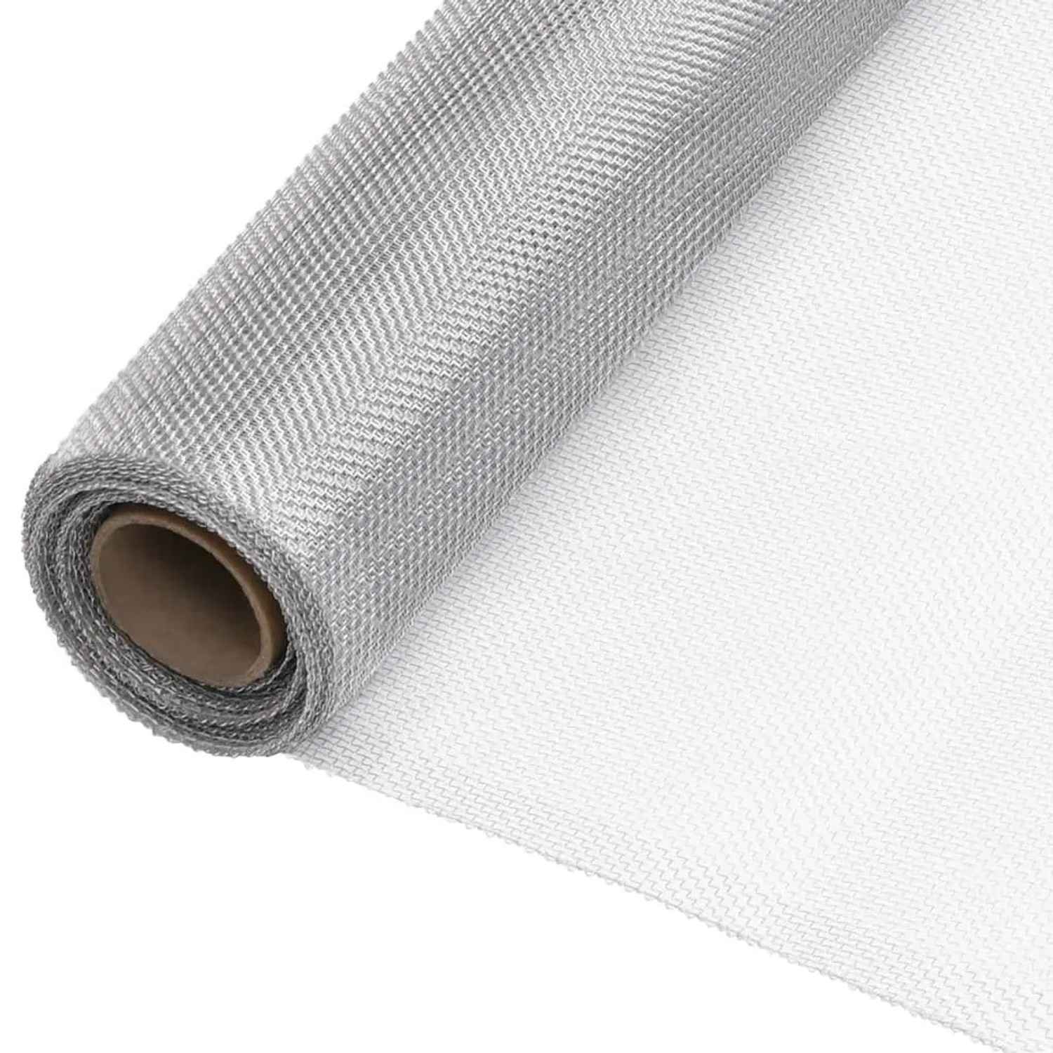 vidaXL Fliegengitter Aluminium 112x1000 cm Silbern 150853