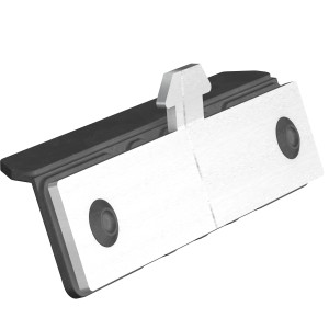 Solar Halter Paar zur Montage von Solarprofilen auf Trapezblech.