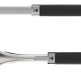 Weber Grillbesteck, 2-teilig: Grillzange und Wender aus Edelstahl mit schwarzem Griff.