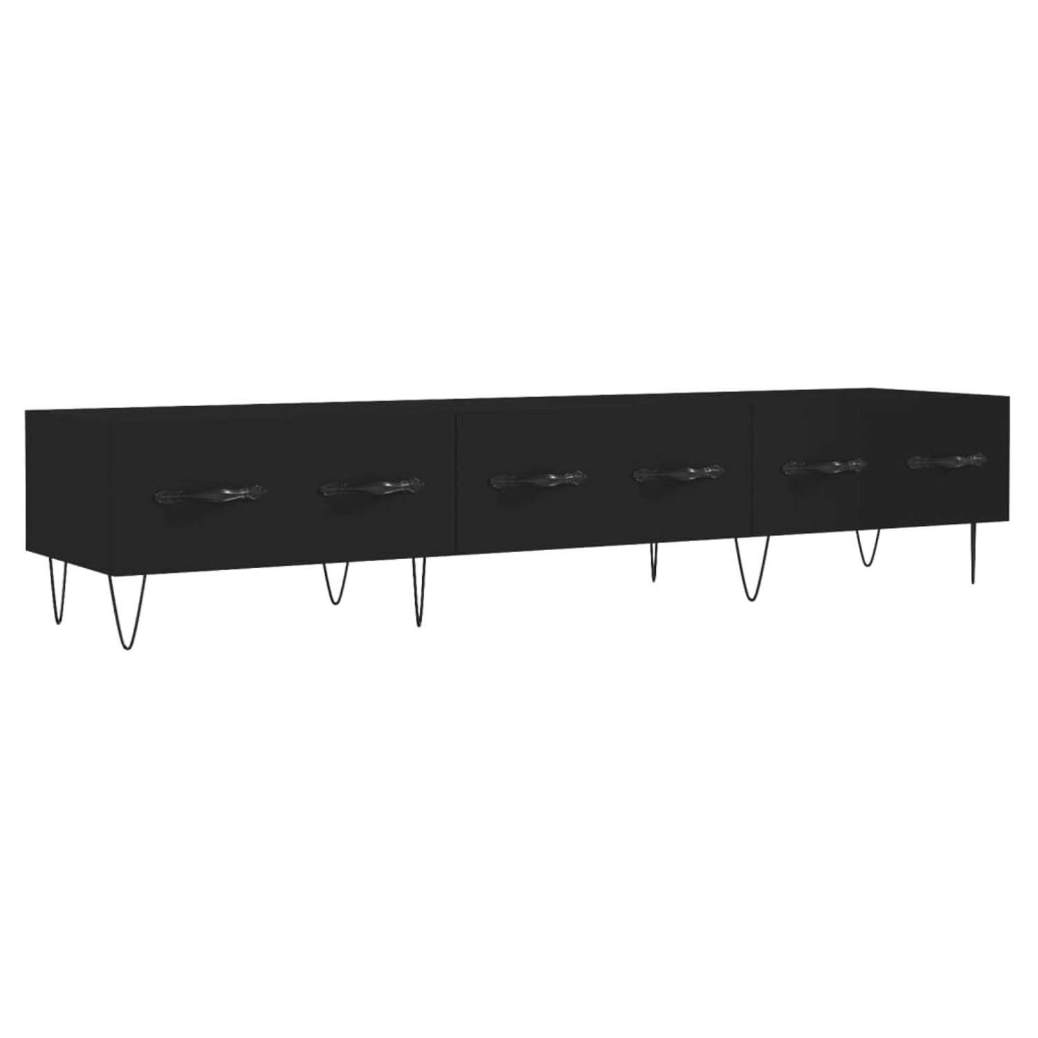 VidaXL TV-Schrank Schwarz 150x36x30 cm Holzwerkstoff  Modell 1 günstig online kaufen