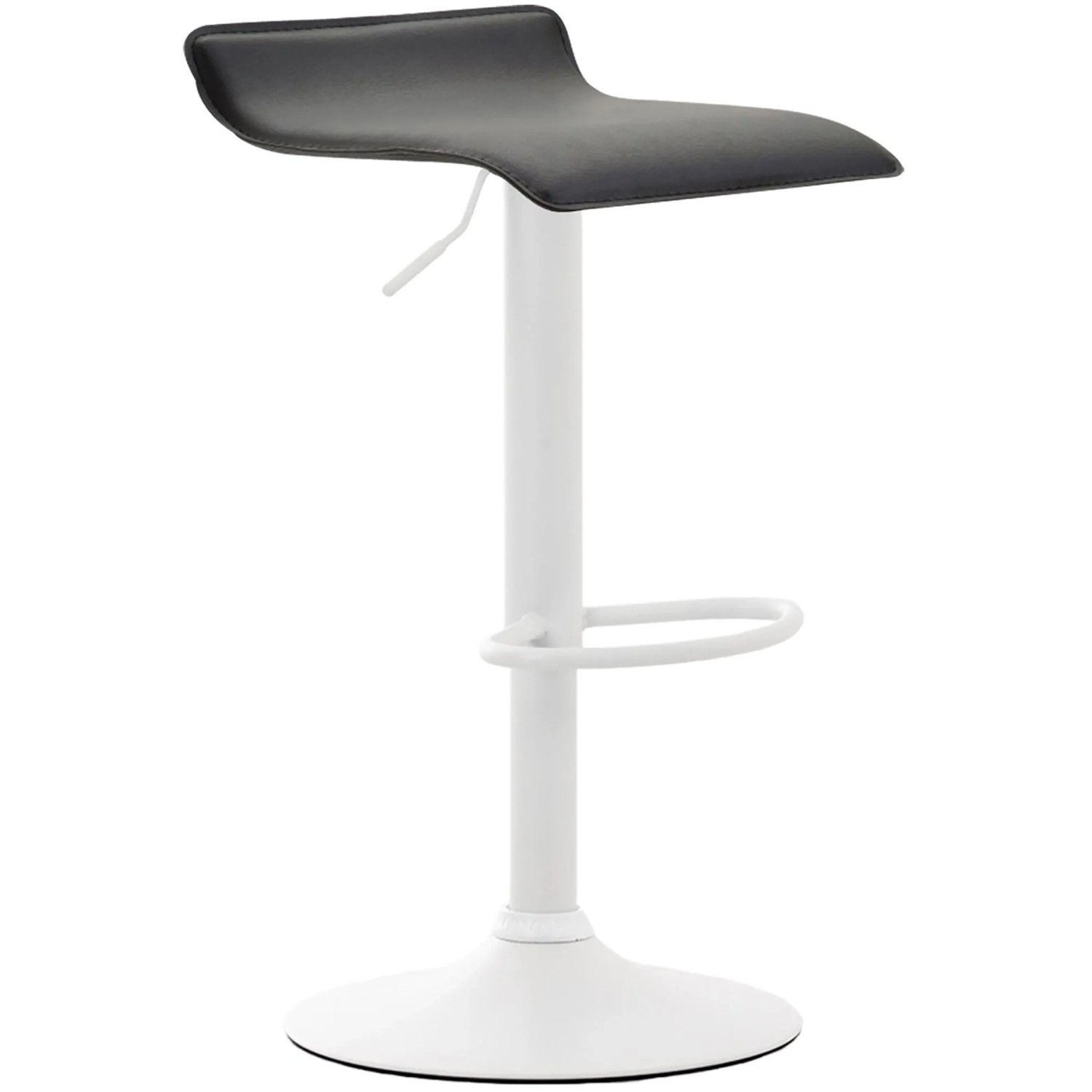 CLP Barhocker Dyn V2 Kunstleder Schwarz/Weiß