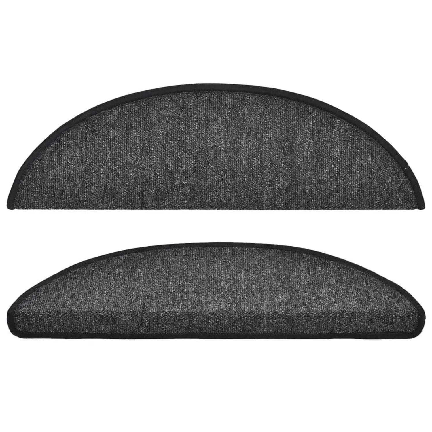 VidaXL Stufenmatten, 10er Set, anthrazit, 56x17 cm. Treppenschutz und Dekoration.