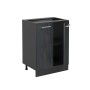 Vicco Küchenunterschrank R-Line, 60 cm, Schwarz Beton/Anthrazit, ohne Arbeitsplatte.