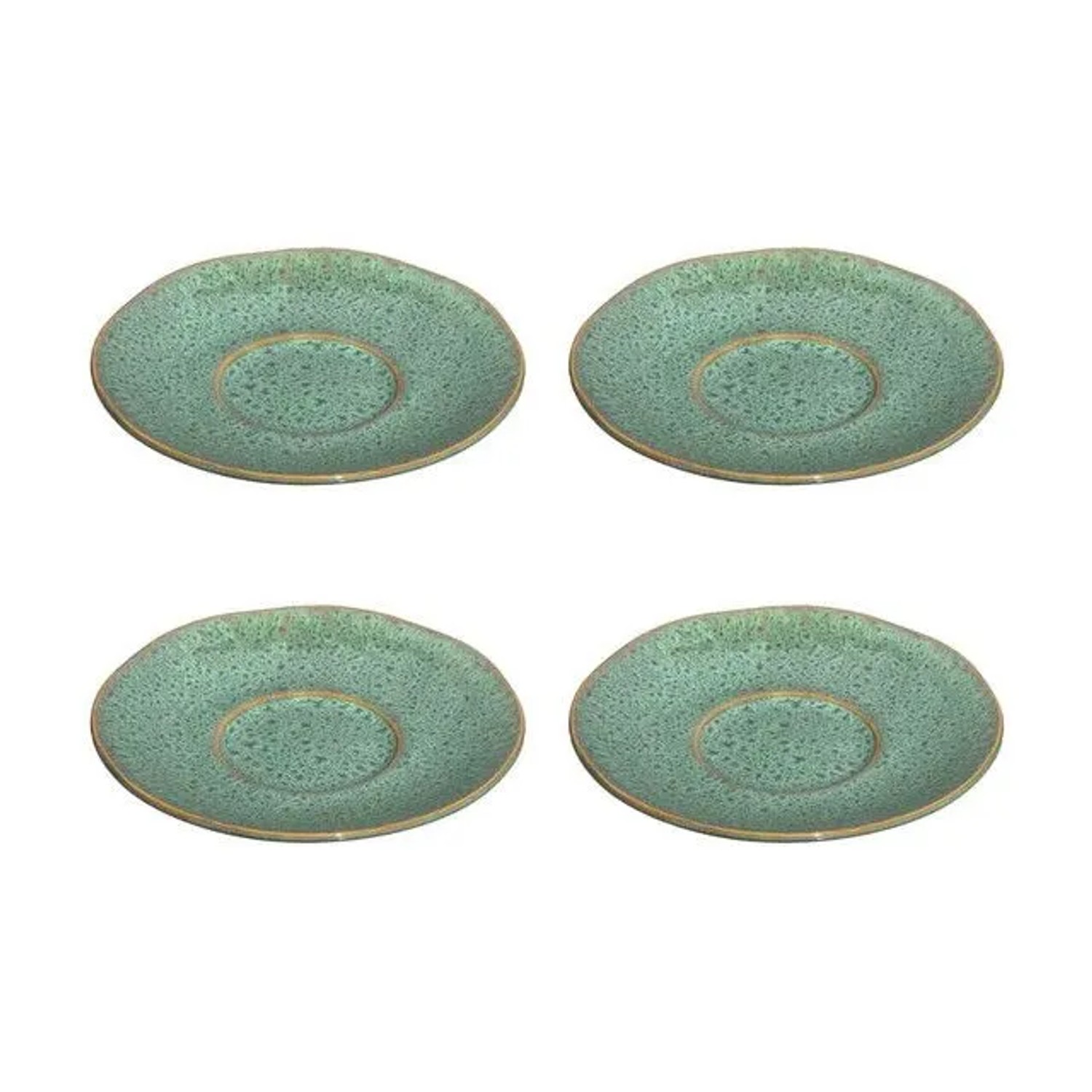 Leonardo Matera Kaffeeuntertassen 15 cm 4er Set Grün