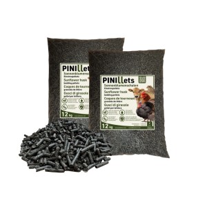 PINI Sonnenblumenschalen Pellets 24 kg Einstreupellets Einstreu