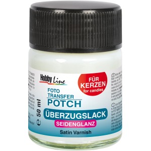 Kreul Foto Transfer Potch Überzugslack für Kerzen, 50ml, seidenglänzend.