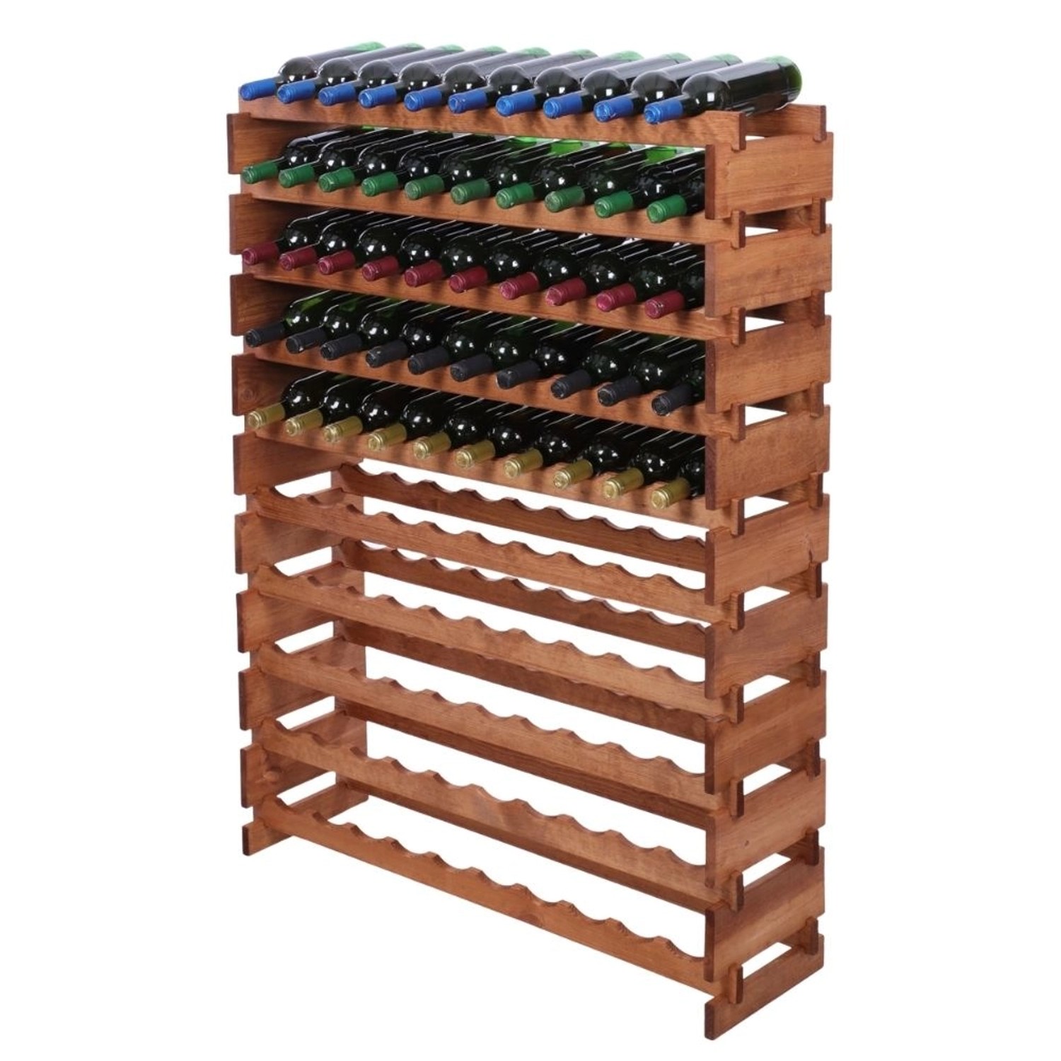 PROREGAL Weinregal VINOTECA FLEX PRO HxBxT 135x103x28cm 100 Flaschen Auf 10 günstig online kaufen