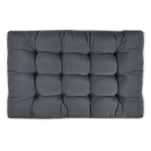 Beautissu Palettenkissen ECO Style, 120x80cm, graphitgrau, Sitzkissen für Europaletten.