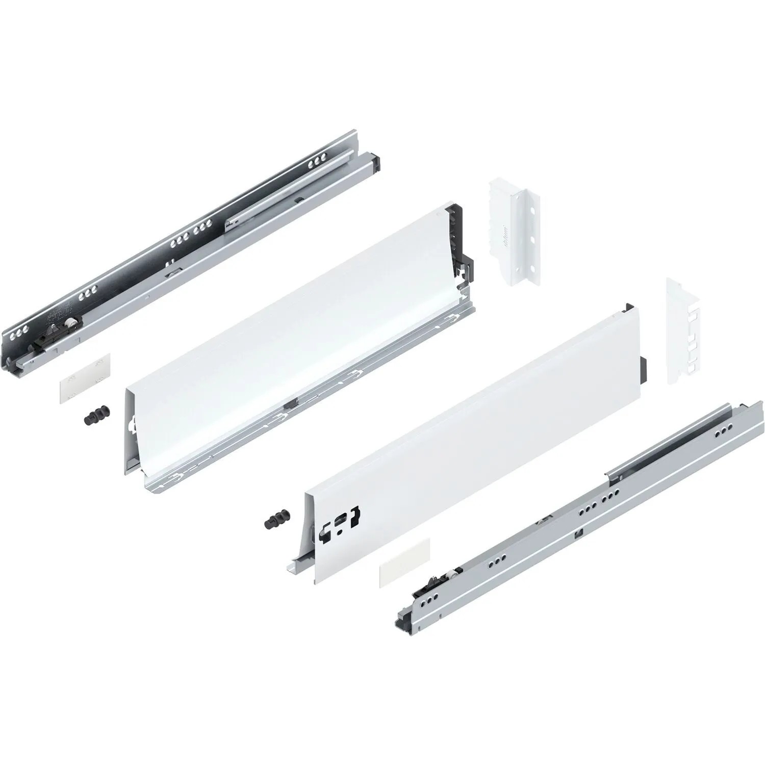 Blum Tandembox antaro K Vollauszug Blumotion 500 mm 30 kg Seidenweiß 1 Paar