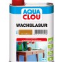 Aqua Clou Wachslasur Hellbraun, 250ml Dose. Holz-Wachs für Möbel und mehr.