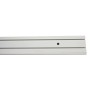 Weiße, 2-läufige Gardinia Vorhangschiene GE2 (210 cm) mit vorgebohrten Löchern.