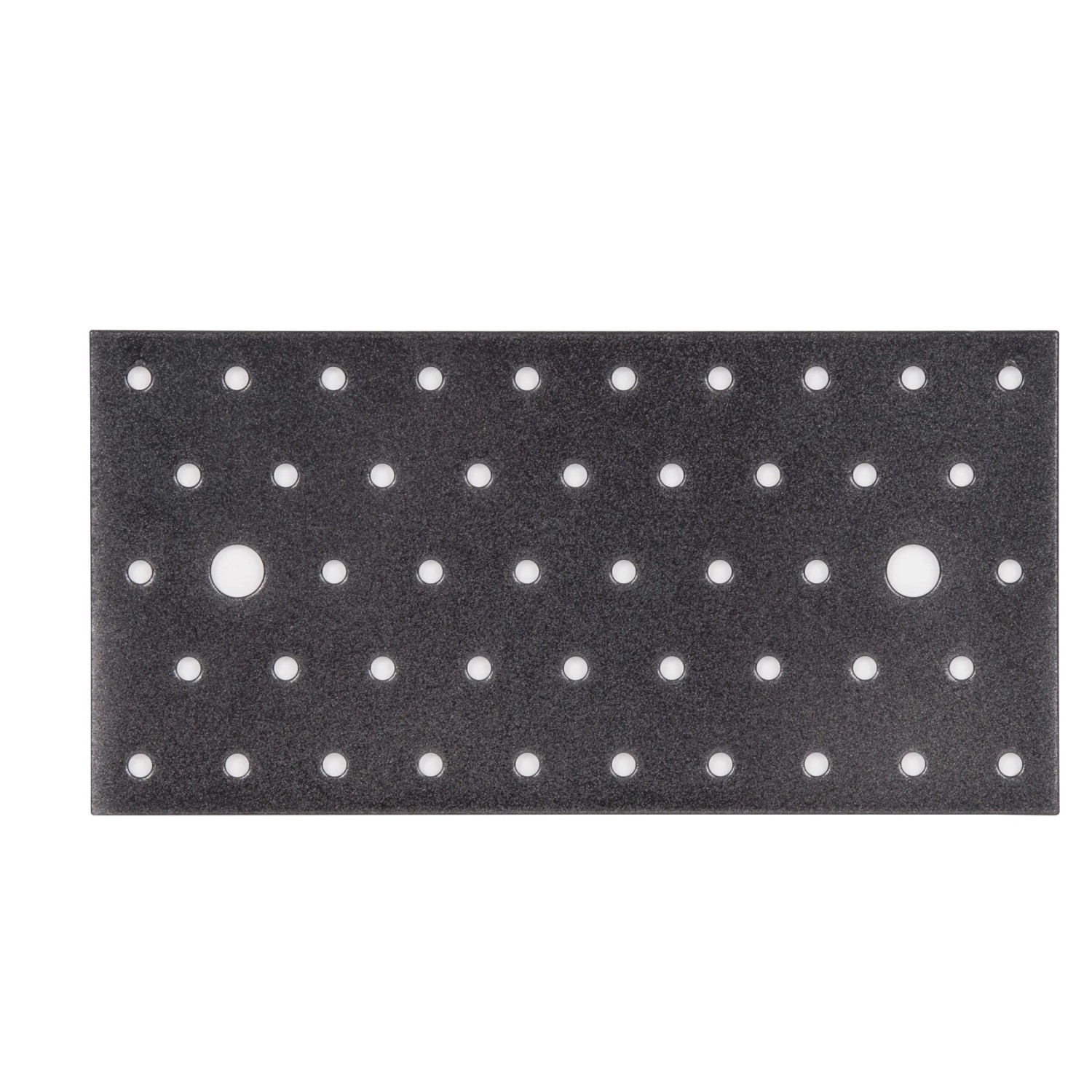 Duravis Lochplatte Schwarzdiamant Duplexbeschichtet 200 mm x 100 mm x 2 mm