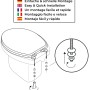 Montageanleitung für Sanfino WC-Sitz Nemo mit Absenkautomatik. Toilettendeckel Montage einfach erklärt.
