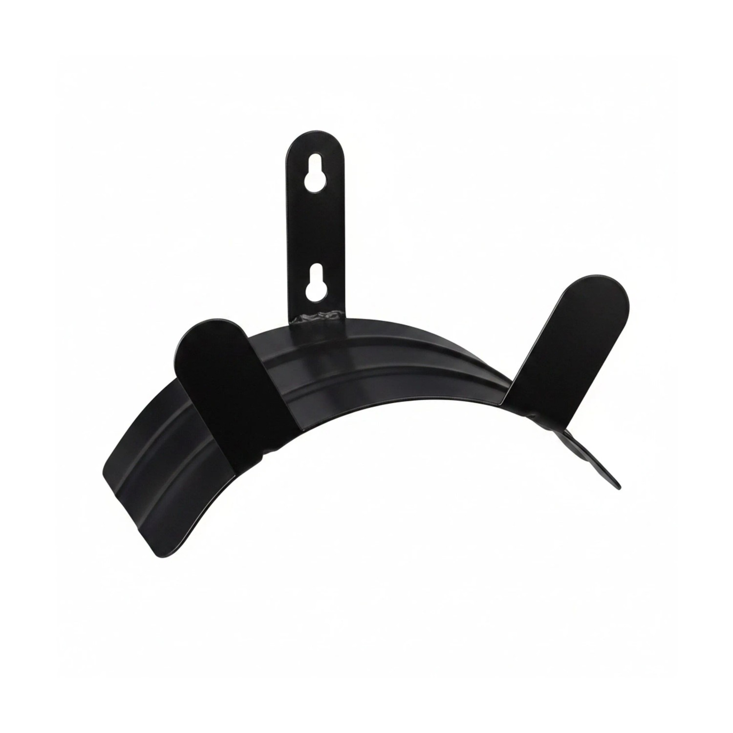 Relaxdays Wandschlauchhalter Stahl Schwarz Platzsparend 17,5 cm x 25 cm x 14 cm 900 g