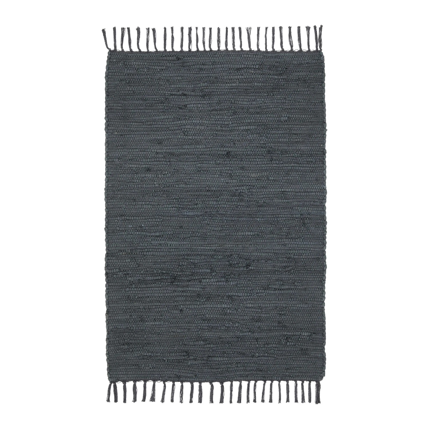 Mömax Fleckerlteppich Julia 1 in Dunkelgrau ca. 60x90cm