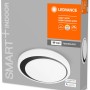 Ledvance Smart+ WiFi Deckenleuchte Orbis Moon, weiß-schwarz, Ø 48cm, tunable white.