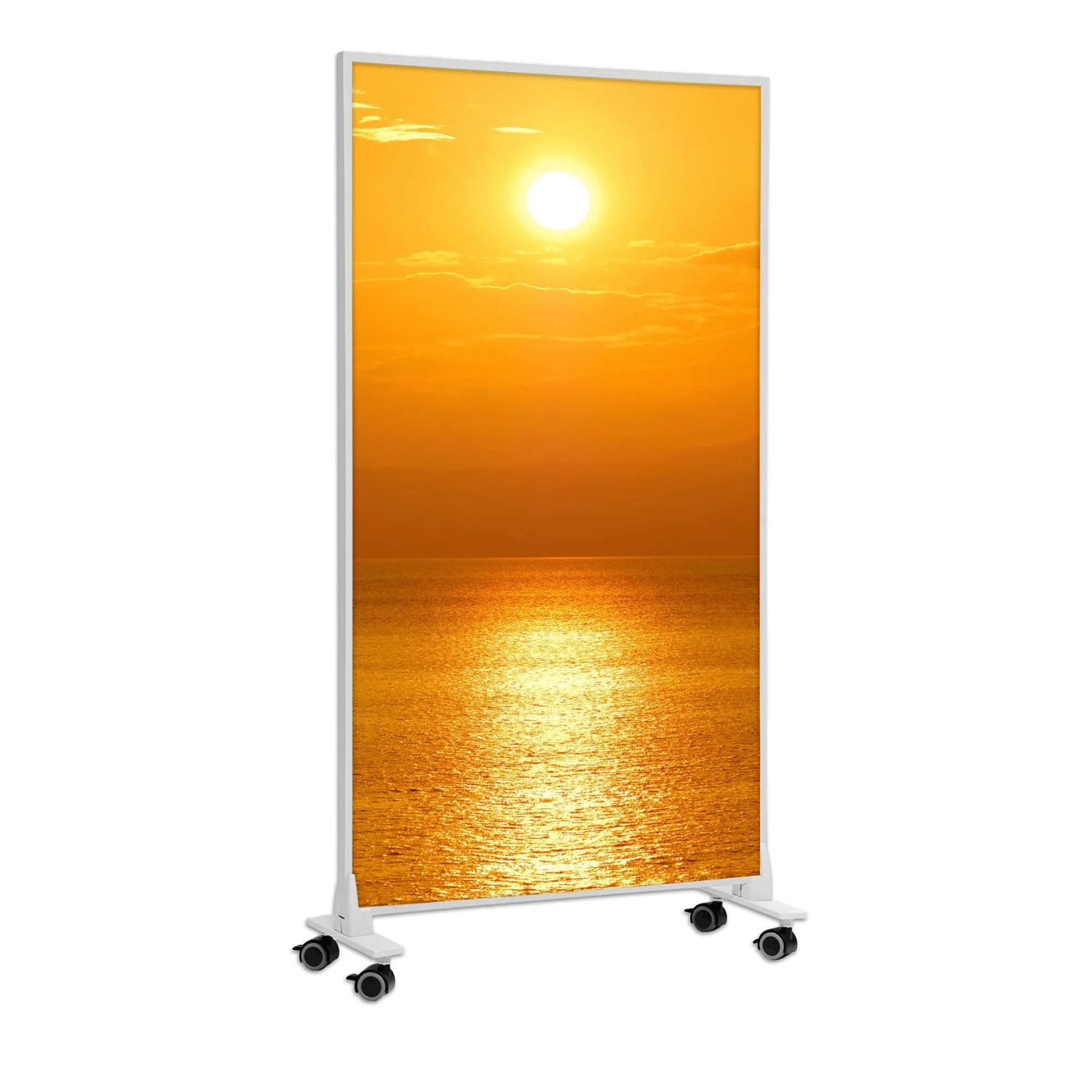 Könighaus Infrarotheizung Sonnenaufgang mit Rollen 800 W