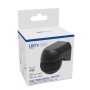 Schwarzer LED's light Aufputz-Bewegungsmelder 180° IP54 in Verpackung.