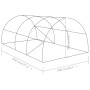 vidaXL Gewächshaus 9 m² 4,5x2x2 m 48165_12