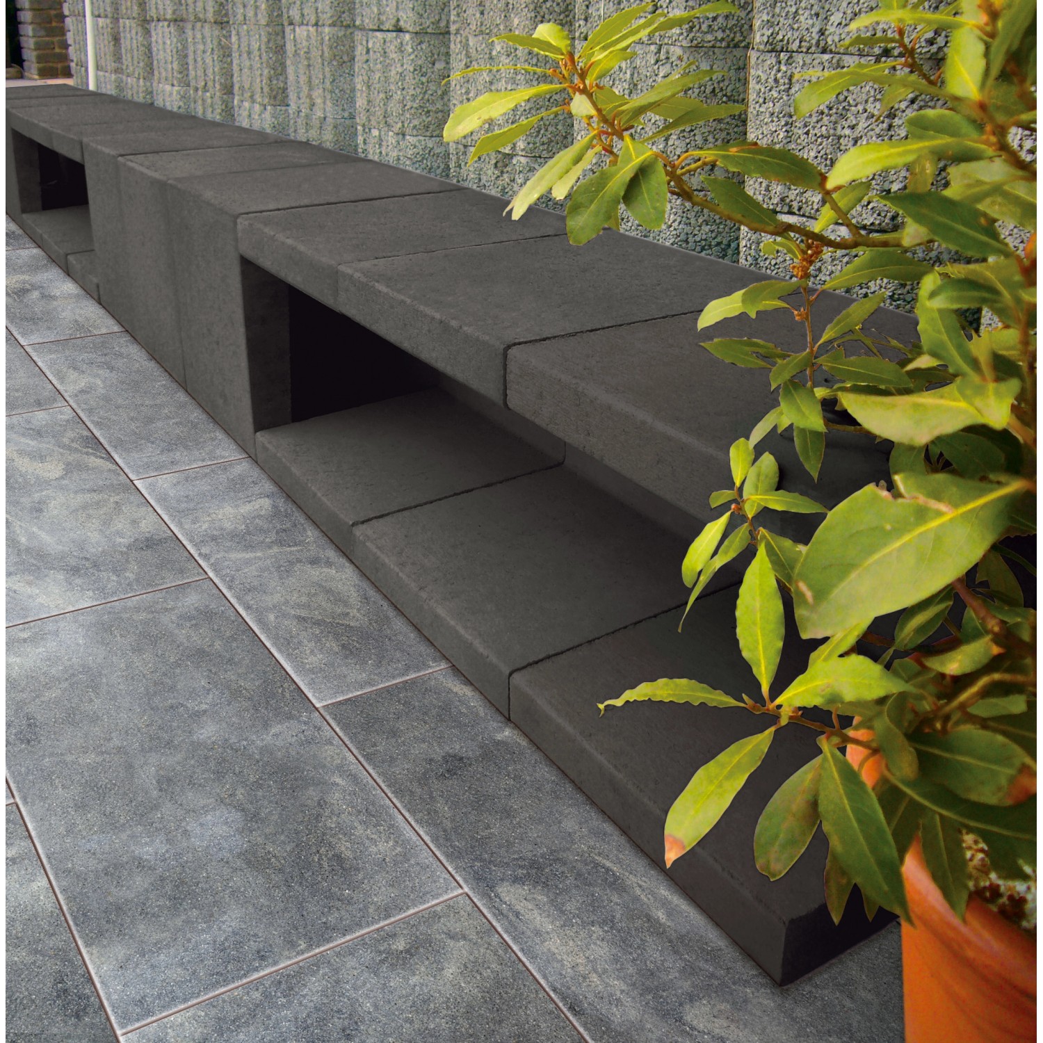 Diephaus UStein Anthrazit 40 x 40 x 40 cm kaufen bei OBI