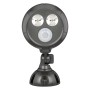 Braune Mr. Beams LED-Außenwandleuchte MBN390 mit Bewegungsmelder für den Außenbereich.