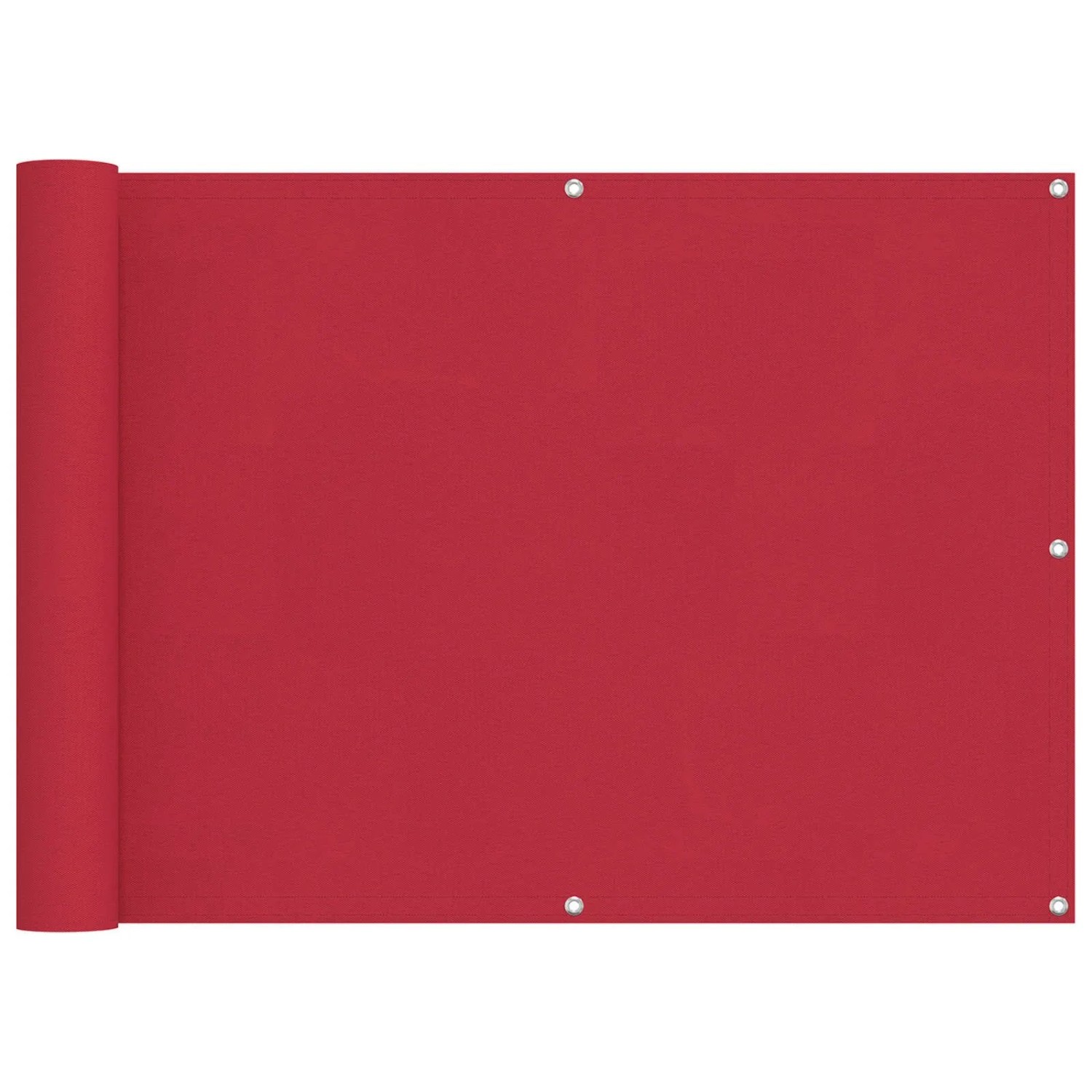 vidaXL Balkonsichtschutz Rot 75 x 200 cm 42030808