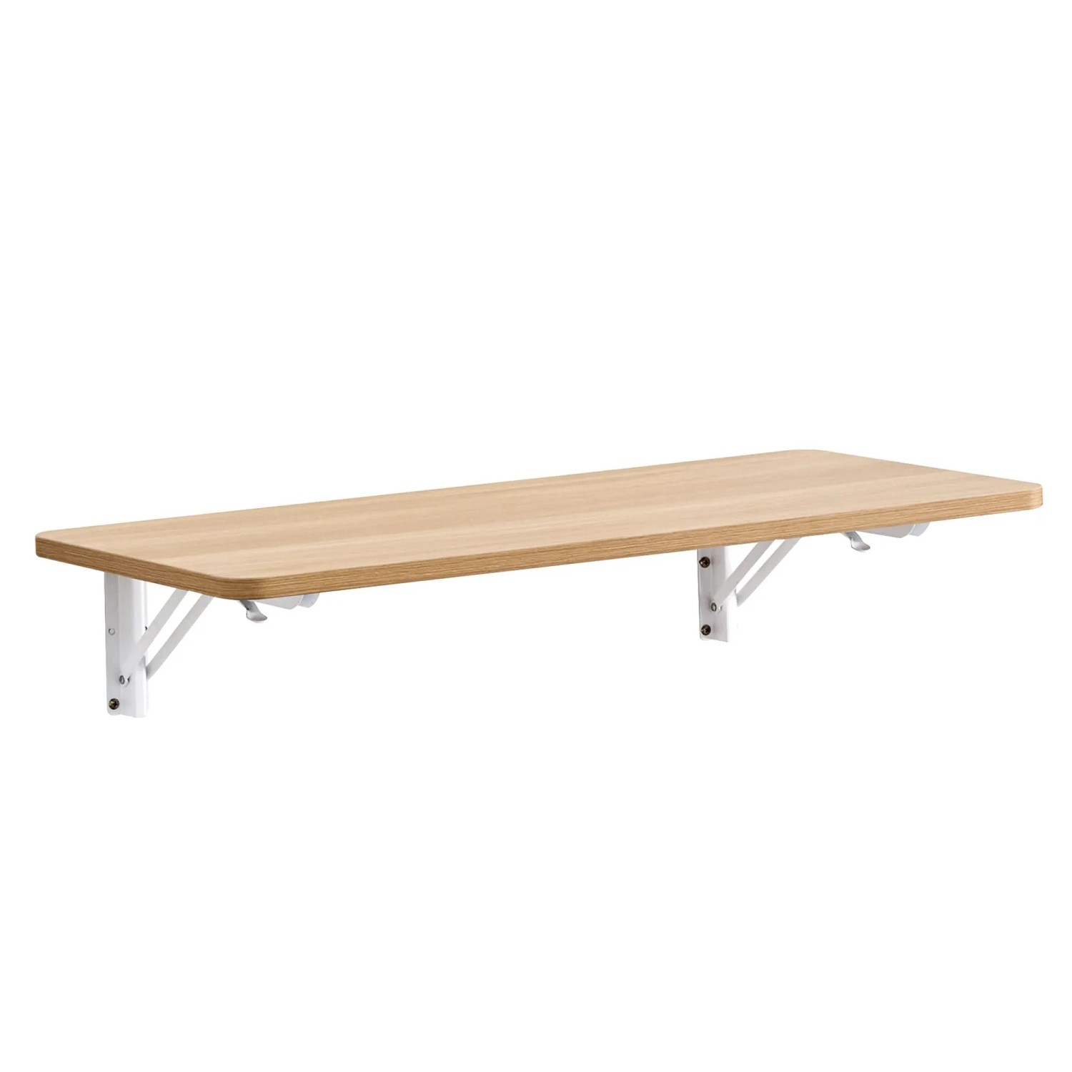 okwish Klapptisch mit MDF Wandmontage Küche Home Office 80x40x18cm Natur