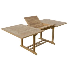 Lex Teak Tisch Gartentisch Garten Ausziehbar Esstisch Holztisch Rechteckig 170/120cm