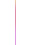 Weiße Philips Hue Gradient Signe Stehleuchte mit Farbverlauf.