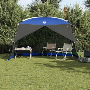 vidaXL Zelte mit Dach Azurblau 380 x 380 x 225 cm Polyester 4100691
