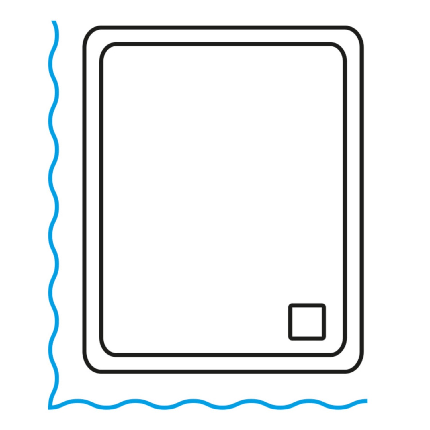 Abstrakter SANILO Duschvorhang mit Marmor-Muster, 180x200 cm.