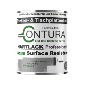 Dose Contura Hartlack, seidenmatter Klarlack für Tischplatten, Treppen und Möbel. Universell einsetzbar, 750ml.