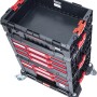 Qbrick Werkzeugwagen PRO Drawer Workshop-Set 2.0 mit Schubladen und Rollen.