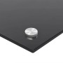 vidaXL Küchenrückwand 2 pcs Schwarz 100 x 60 cm Gehärtetes Glas 3415442_6