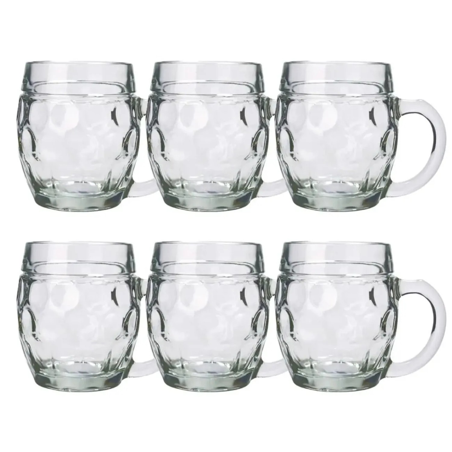 Ich-Zapfe Bierseidel Set Tübinger 6er 0,3 Liter Glas Klar