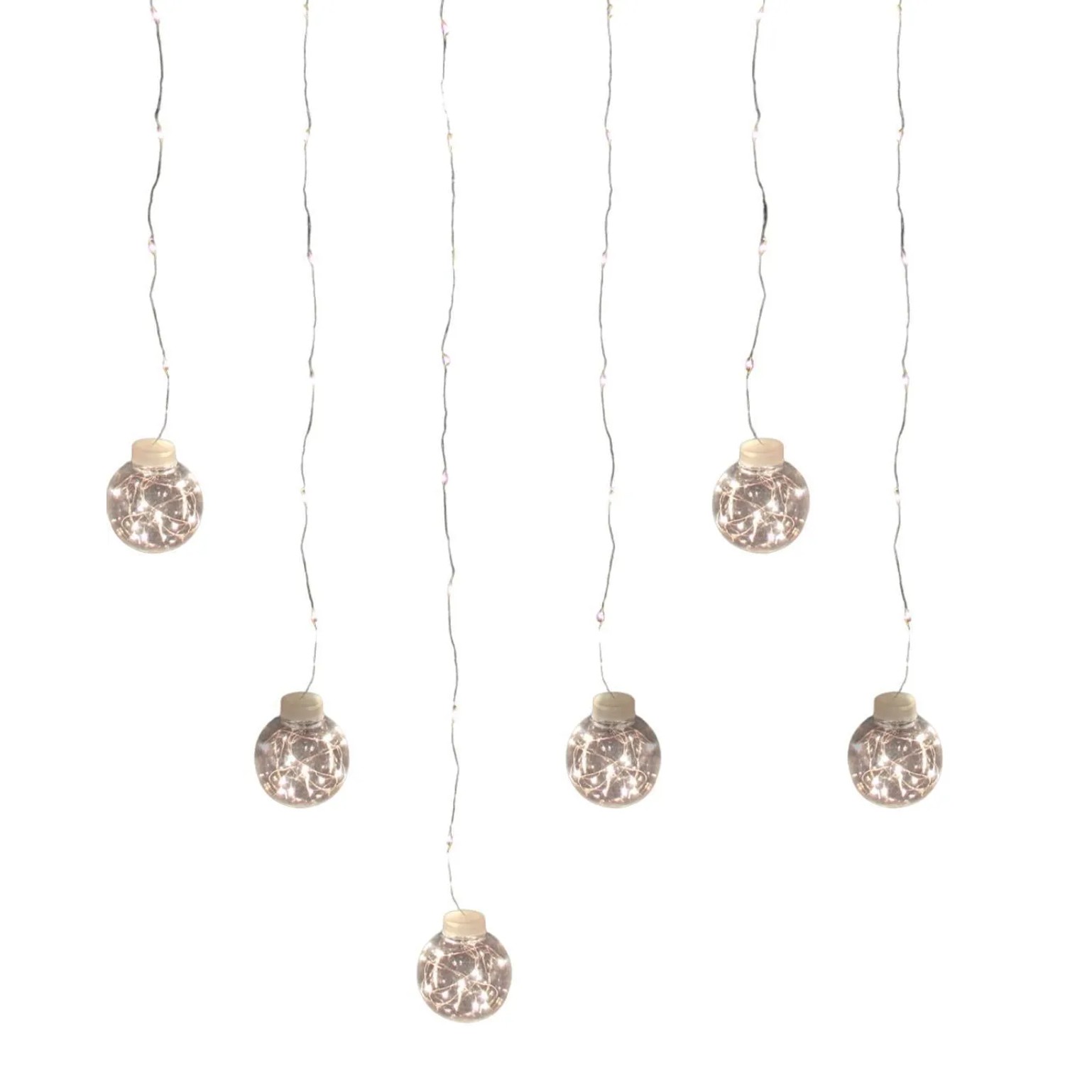 Lex 160 LEDs Kugel Lichterkette Beleuchtung Lichterkette Leuchtkugel Netz Warmweiß