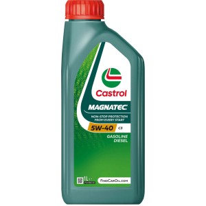 Castrol Magnatec 5W-40 C3 Motoröl in 1L Flasche für Benzin- und Dieselmotoren.