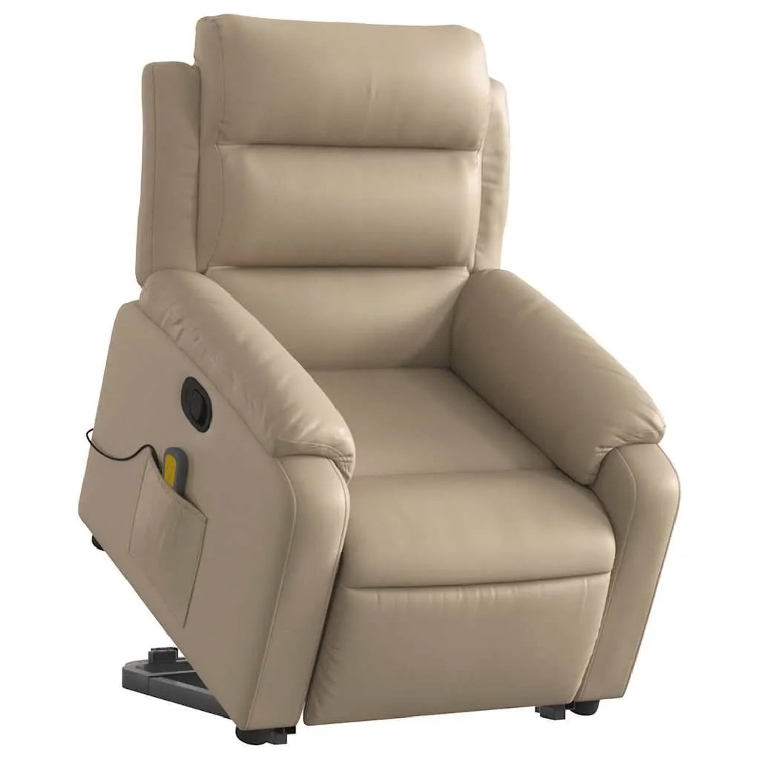 vidaXL Massagesessel mit Aufstehhilfe Cappuccino-Braun Kunstleder 3205055 günstig online kaufen