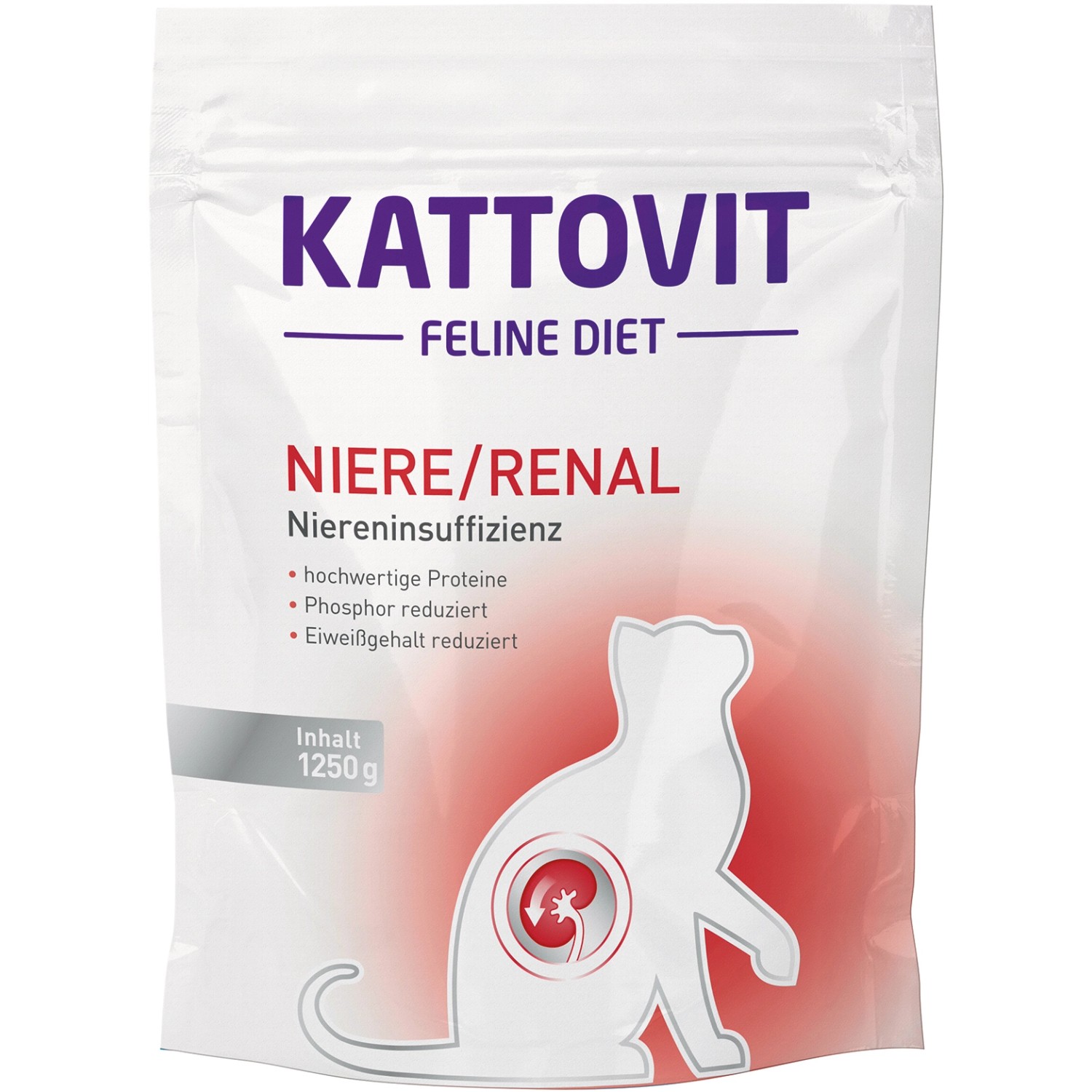 Kattovit Spezialfutter für Katzen Niere/Renal 1,25 kg