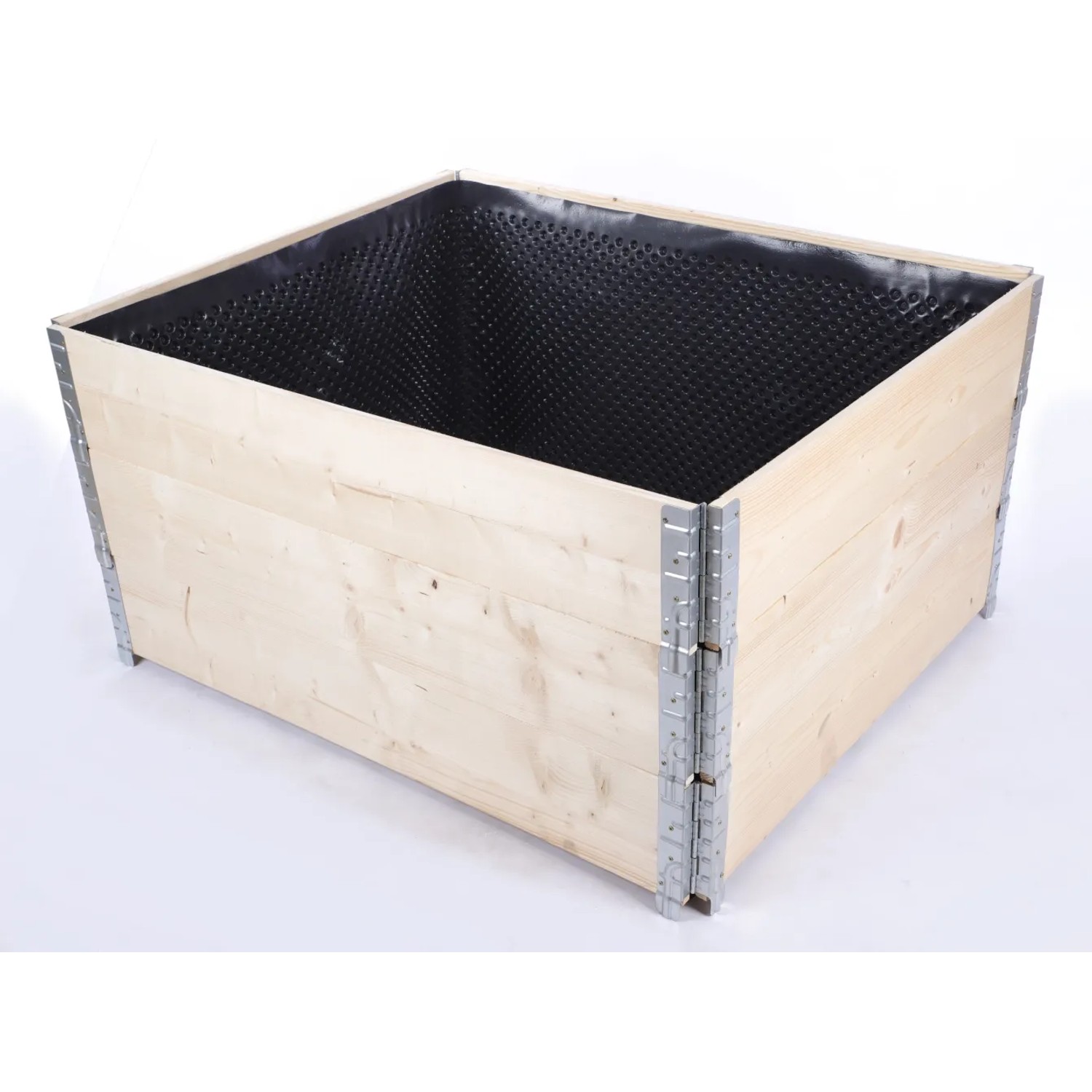 PROREGAL Hochbeetkisten GuardBox 60x120x100cm Inkl. Luftfolie Natur günstig online kaufen