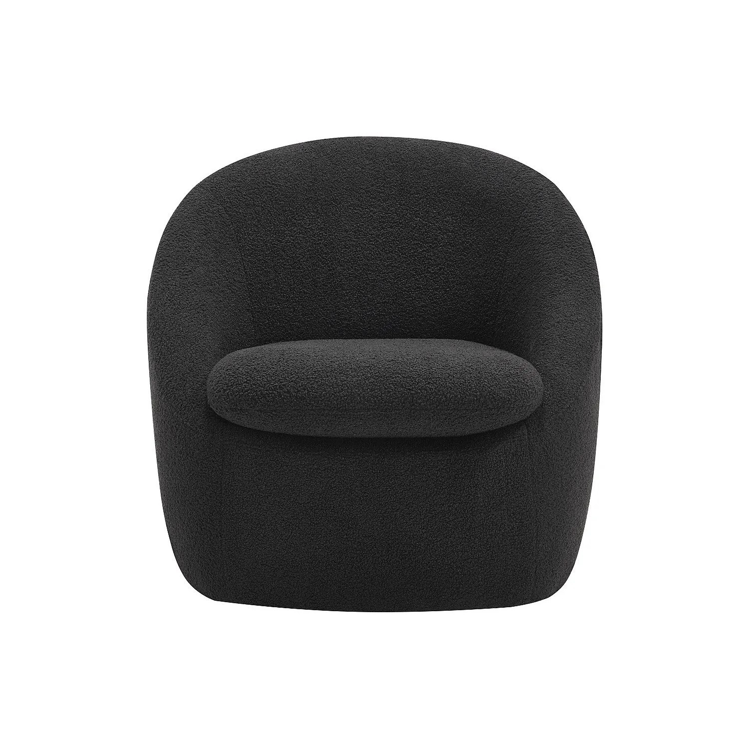 Vente-unique Sessel Mit Gerader Rückenlehne Netalio Schwarz 78 cm