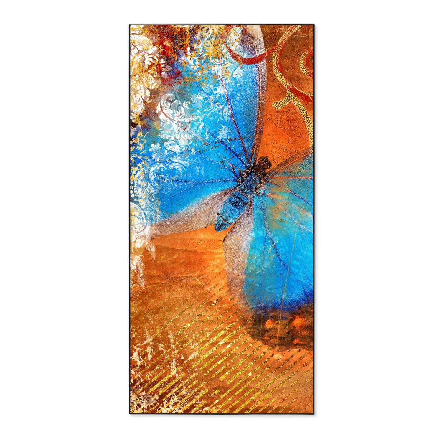 Banjado Magnettafel 37x78cm Magnetwand  Schwarz Aus Metall Magnetpinnwand P günstig online kaufen