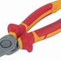 LUX Kabelschneider VDE Professional 160 mm, Zange mit rot-gelbem Griff für Elektroinstallationen.