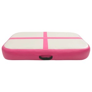 vidaXL Aufblasbare Gymnastikmatte mit Pumpe 60x100x10 cm PVC Rosa 92649