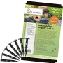 TTL GARDEN Unkrautvlies 50g/m² 2x5m 10m² Schwarz Inkl. 20 Erdanker 12cm Gartenvlies Mulchvlies UV-stabil